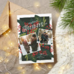 Holly Days Berry Tilted 2 Foto Snapshots Feiertagskarte<br><div class="desc">Diese moderne und festliche 2-Foto-Urlaubskarte besticht durch helle und farbenfrohe handgezeichnete Winterbeeren, Heiligenbäume, Zierpflanzen und Blätter mit skurriler moderner Typografie. Sicher, dass Sie in dieser Urlaubssaison eine tolle und stilvolle Erklärung abgeben! Dieses Design ist Teil einer mutigen und festlichen Urlaubssammlung. Original handgezeichnet Kunstwerke werden von unserem Designer Nicole Barreto illustriert....</div>