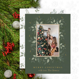 Holly Days | Frohe Weihnachts-Foto-Weihnachtskarte Feiertagskarte