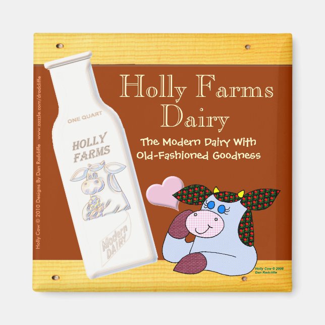 Holly Farms Dairy Magnet (Vorne)