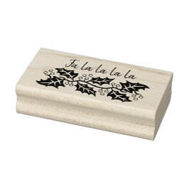 Holly Garland Christmas Art Briefmarke Gummistempel