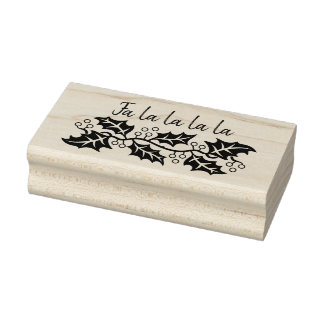 Holly Garland Christmas Art Briefmarke Gummistempel