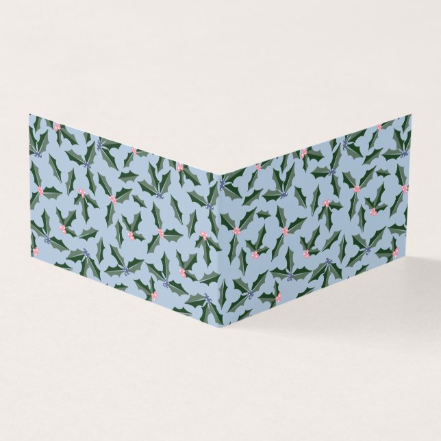 Holly Holiday Geschenkkarte (Vorderseite)