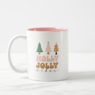 Holly jolls Weihnachtsgeschenk Zweifarbige Tasse