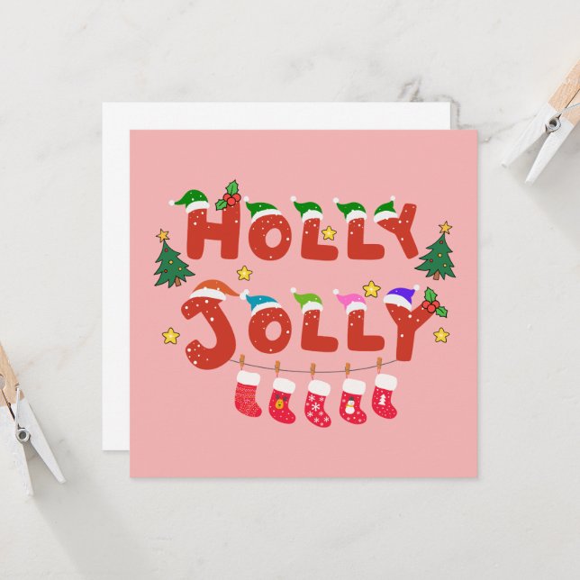 Holly Jolly (Vorderseite/Rückseite Beispiel)