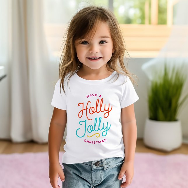 Holly Jolly Christmas Baby T-shirt (Von Creator hochgeladen)