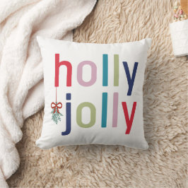 Holly Jolly Christmas Kissen