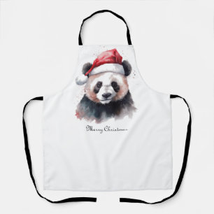 Holly Jolly Christmas Panda, individuell Schürze