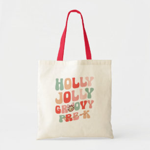 Holly Jolly Christmas Pre-k Lehrer Tragetasche
