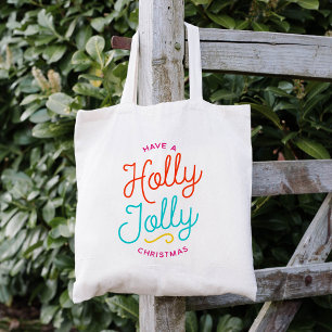 Holly Jolly Christmas Tragetasche