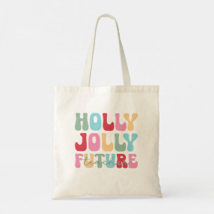 Holly Jolly Future Teacher Weihnachts-Party Tragetasche