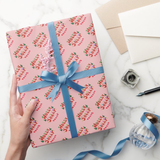 Holly Jolly Geschenkpapier (Schenken)