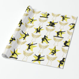 HOLLY JOLLY GYMNASTICS CHRISTMAS GESCHENKPAPIER