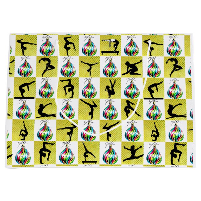 HOLLY JOLLY GYMNASTICS CHRISTMAS GROßE GESCHENKTÜTE (Vorderseite)