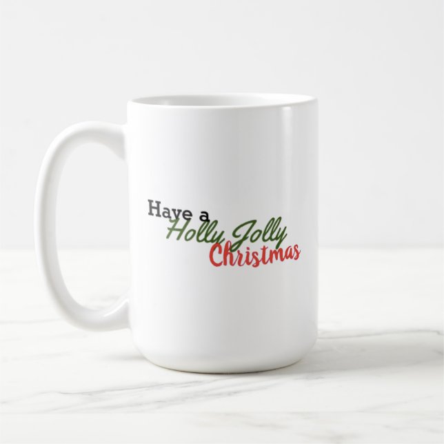 Holly Jolly-Kaffee-Tasse Kaffeetasse (Links)