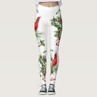 Holly Jolly Kardinal Grüße! Leggings