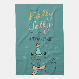 Holly Jolly ⎢ Monogram Küchentuch