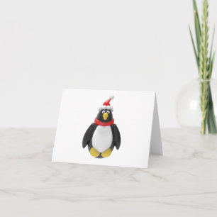 Holly Jolly Penguin Karte