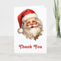 Holly Jolly Santa Claus Retro Weihnachten