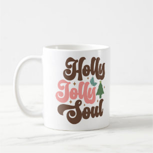 Holly Jolly Soul Retro Groovy Kaffeetasse