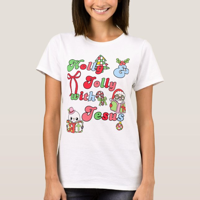 Holly & Jolly T-Shirt (Vorderseite)