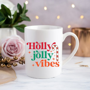 Holly jolly vibes Drink Coffee Tasse