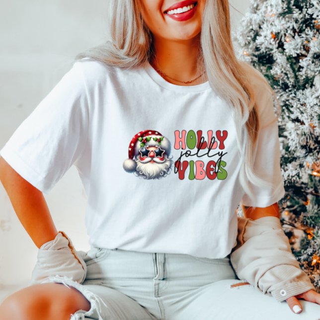 Holly Jolly Vibes T - Shirt (Von Creator hochgeladen)