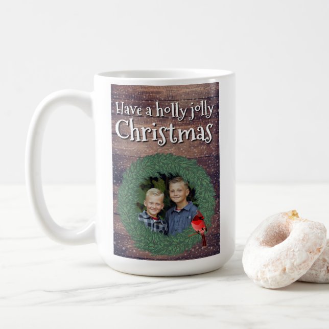 Holly Jolly Weihnachten - Holidayzfordayz Tasse (Mit Donut)