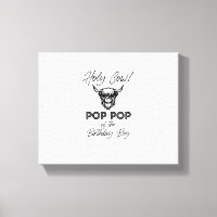 Holly Kuh Pop Pop der Birthday Boy Highland Kuh