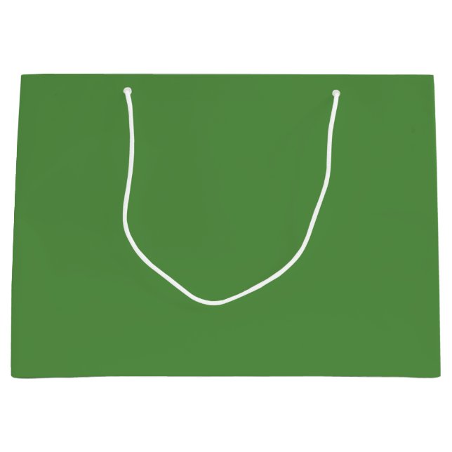 Holly Leaf Medium Green Große Geschenktüte (Vorderseite)
