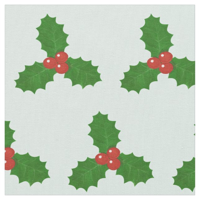 Holly Leaf Stoff (Nahaufnahme)