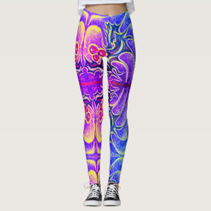 Holly Leaf und Berry Colorful Leggings