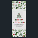Holly Merry Christmas Bright Fun Geschenktüte Für Weinflaschen<br><div class="desc">Helle und lustige Weihnachtsgeschenke zu geben,  um Familie und Freunden!</div>