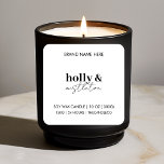 Holly & Mistletoe Christmas Candle Label | elegant Quadratischer Aufkleber<br><div class="desc">Fügen Sie Ihren Weihnachtskerzen eine Touch feierlicher Eleganz mit diesem individuell gestaltbaren Weihnachtskandle-Label von Holly & Mistletoe hinzu. Dieses minimalistische Label mit moderner Typografie eignet sich perfekt für Sojaskerzen, Weihnachtsgeschenke oder kleine Firmenmarken. Persönlich mit Ihrem Markennamen gestalten und Ihre Urlaubssammlung hervorheben. Eine schöne Wahl für saisonale Verpackungen, Weihnachtsmärkte und gemütliche...</div>