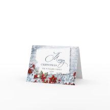 Holly & Pine Rustikaler Weihnachtsgruß