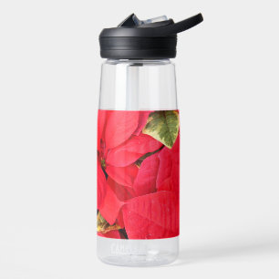 Holly Point Weihnachtssterne Holiday Floral Trinkflasche