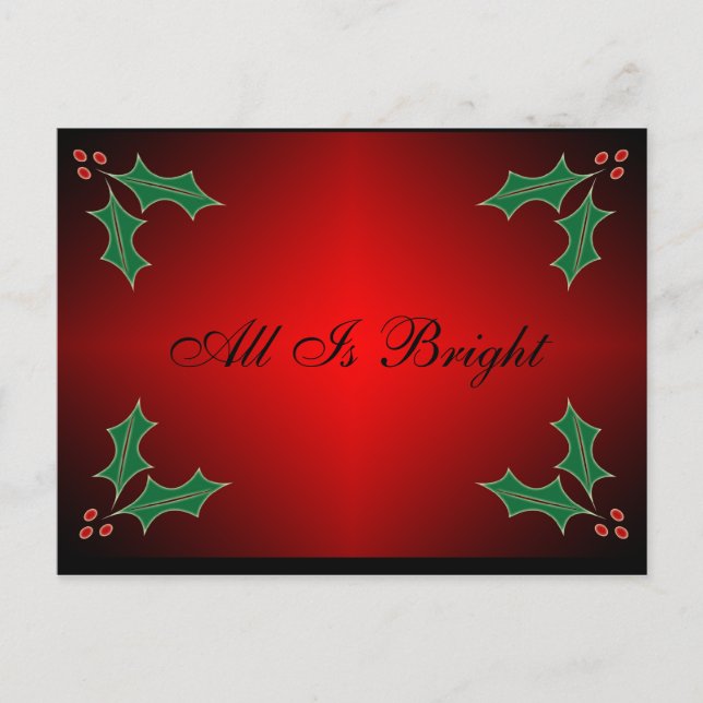 Holly Postcard Postkarte (Vorderseite)