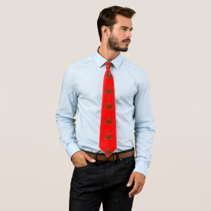 Holly Red Necktie Krawatte