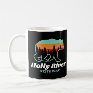 Holly River Staat Park West Virginia Bear Retro Kaffeetasse