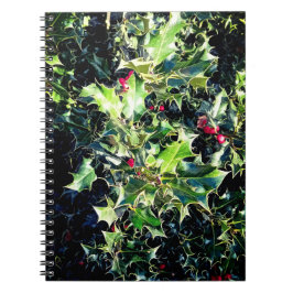 Holly, rote Beeren Notizblock