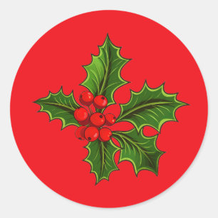 Holly Stickers