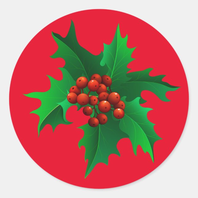 Holly Stickers (Vorderseite)