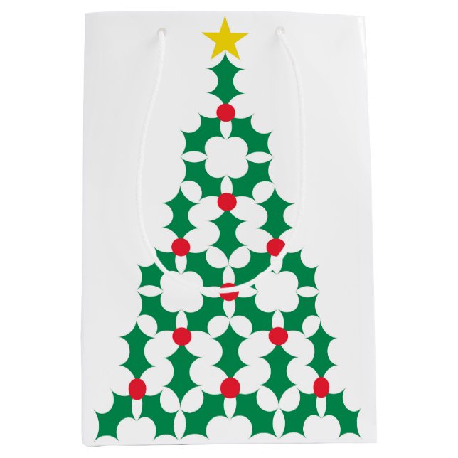 Holly Tree Mittlere Geschenktüte (Vorderseite)