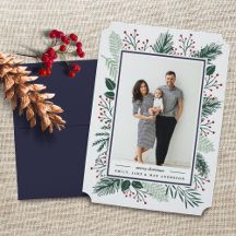 Holly und Pine | Frohe Weihnachten Foto