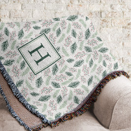Holly und Pine | Mit Monogramm Urlaub Decke