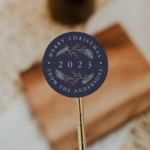 Holly und Pine | Personalisiert Frohe Weihnachten