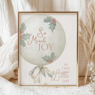 Holly Vintage-Ballon-Geburtstags-So-viel-Freude-Sc Poster