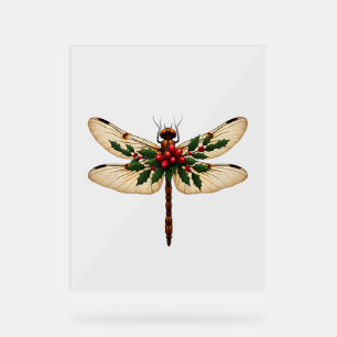 Holly Winged Dragonfly Acrylschild