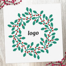 Holly-Wreath-Logo-Geschäft