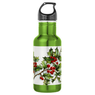 HollyBerries20150801 Edelstahlflasche