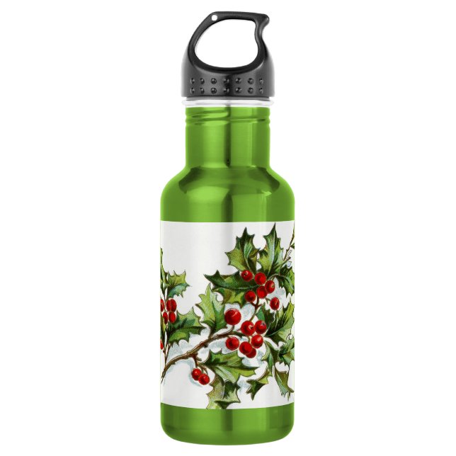 HollyBerries20150801 Edelstahlflasche (Vorderseite)